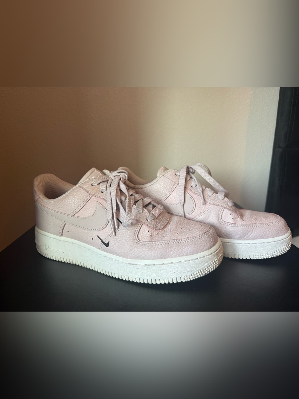Nike Women’s Light Pink Air Force 1’s